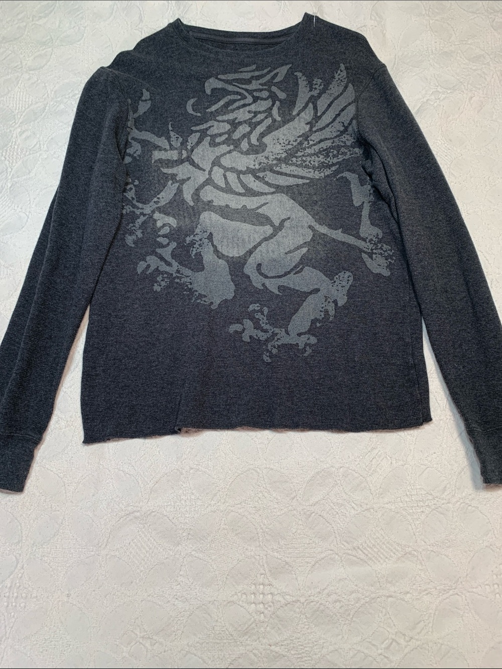 urban pipeline Charcoal Gray Graphic Crewneck Sweater